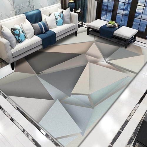 Cross-border ins style living room carpet floor mats simple and atmospheric Nordic modern printed carpet bedroom bedside blanket wholesale
