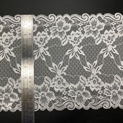 Elastic floral leaf double wave toothless lace edge fabric, bridal accessories Bra and underwear clothing lace accessories