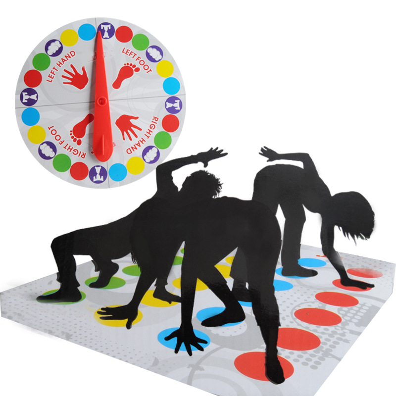 Juego de mesa Twister juego estera niños inteligencia doble batalla juguetes adultos interacción entre padres e hijos accesorios de juego interior