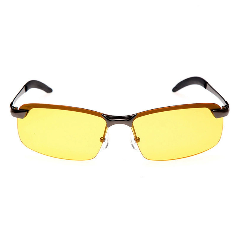 [New sunglasses male day and night dual -use polarized night vision mirror night driving sunglasses outdoor riding color glasses 3043]