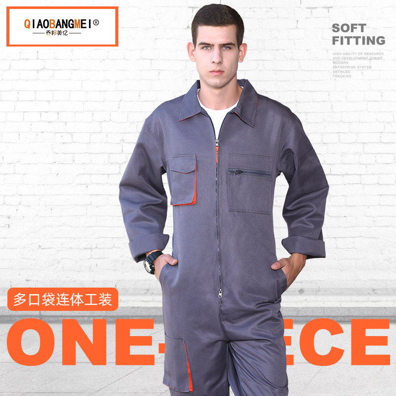 Power ropa de una pieza de comercio exterior, ropa de seguro laboral, ropa de una pieza, ropa de soldadura de proceso completo, pantalones de trabajo, herramientas de una pieza, sección delgada