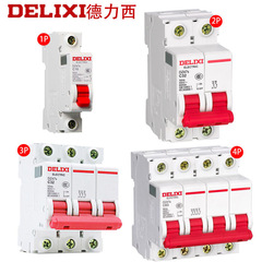 Wholesale home small circuit breaker air switch 1P 2P air switch protector DZ47 main circuit 32A 63A