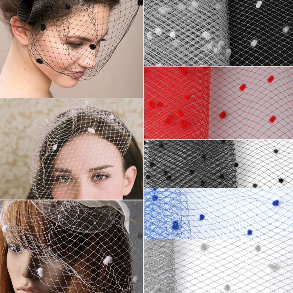 25 cm wide 1 meter shadow building DIY diamond -shaped mesh mesh gauze bride, wedding gauze accessories accessories