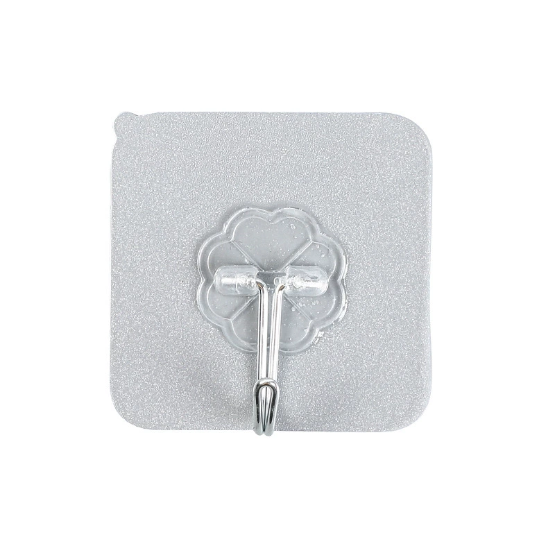 Transparent thickened hook strong door Hook hook hook -free, no trace hook wall, wall bathroom adhesive hook wholesale