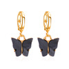 Fashionable acrylic fresh earrings, Korean style