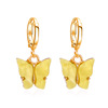 Fashionable acrylic fresh earrings, Korean style