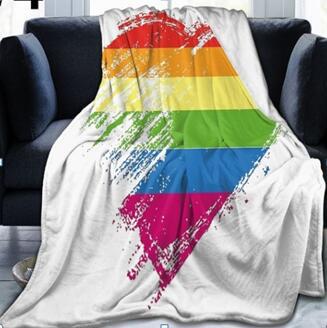 Creative keep warm duvet, digital double-sided flannel sofa