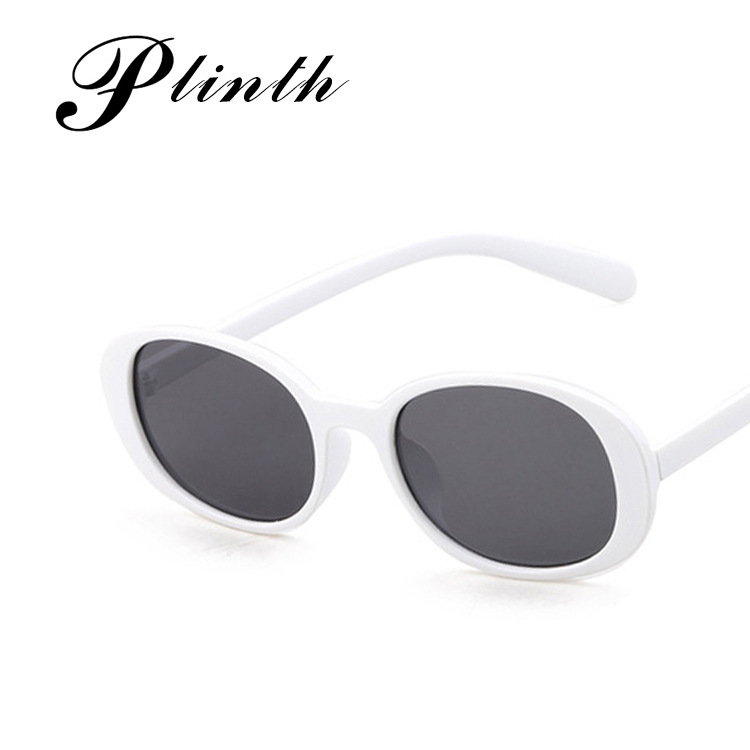 European and American ins Retro Style Oval Sunglasses Women's Korean Style 2020 New Cyber Celebrity Hip-Hop TikTok Sunglasses