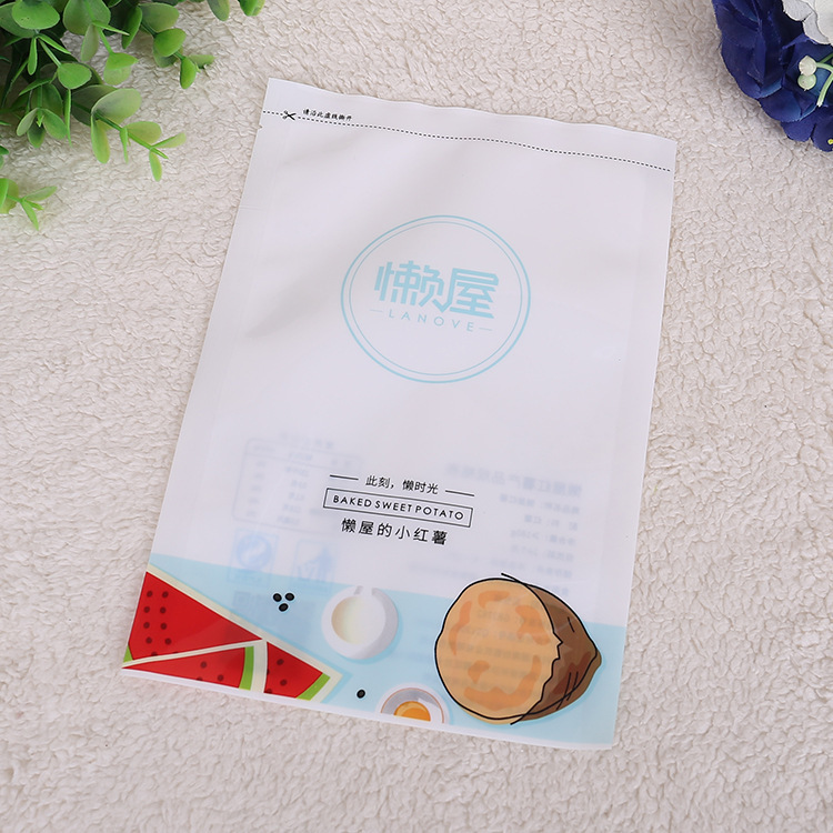 工厂批发塑料包装袋 红薯pvc自封自立食品袋 密封袋可加LOGO制定