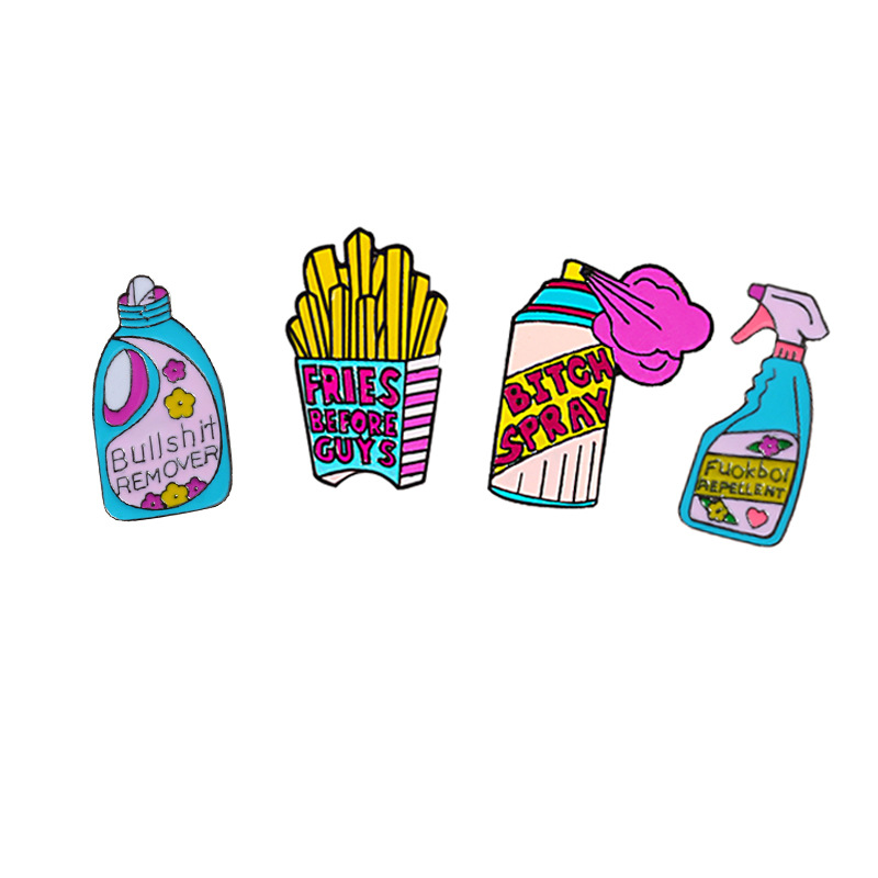 Cartoon brooch
