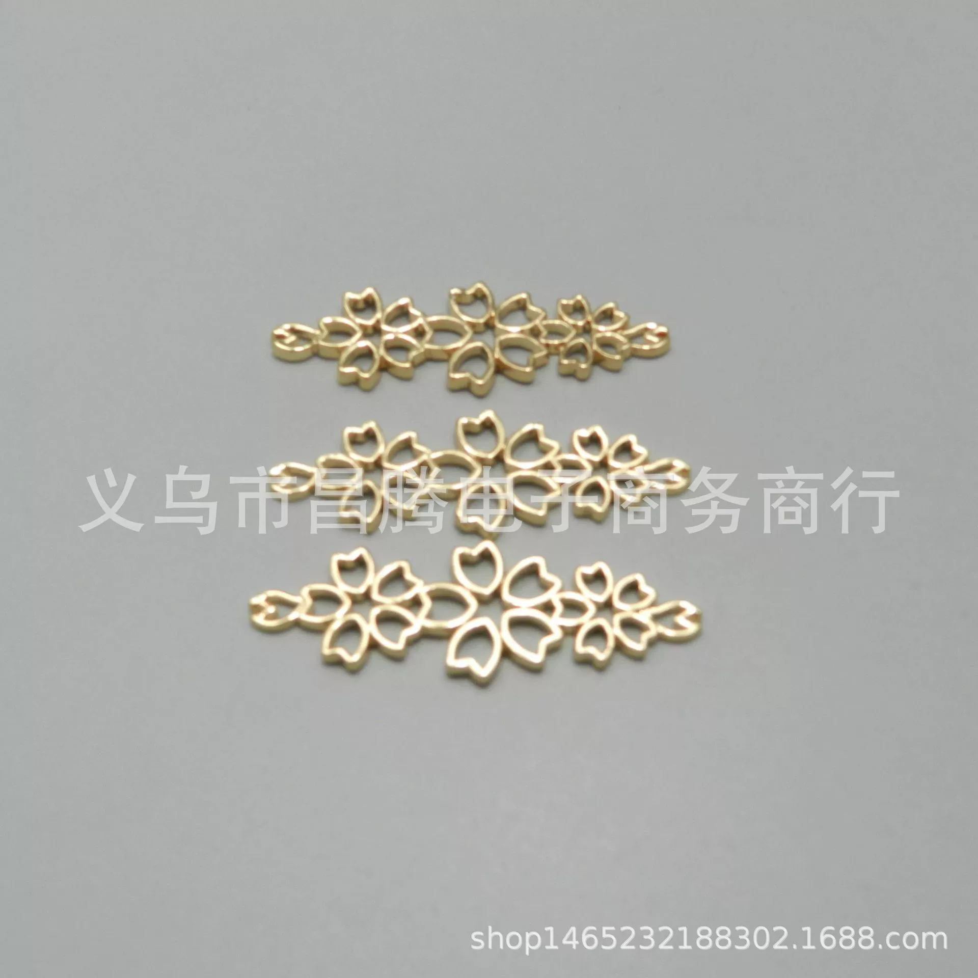 Сохраняющий цвет в форме цветка УФ-кристалл эпоксидная кайма смола клей металлическая полая кайма ювелирные аксессуары DIY японская вишня