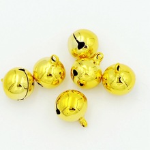 东莞厂家18mm金色纯圆一字铜铃铛 挂件古铜铃铛 环保一字纯铜铃铛