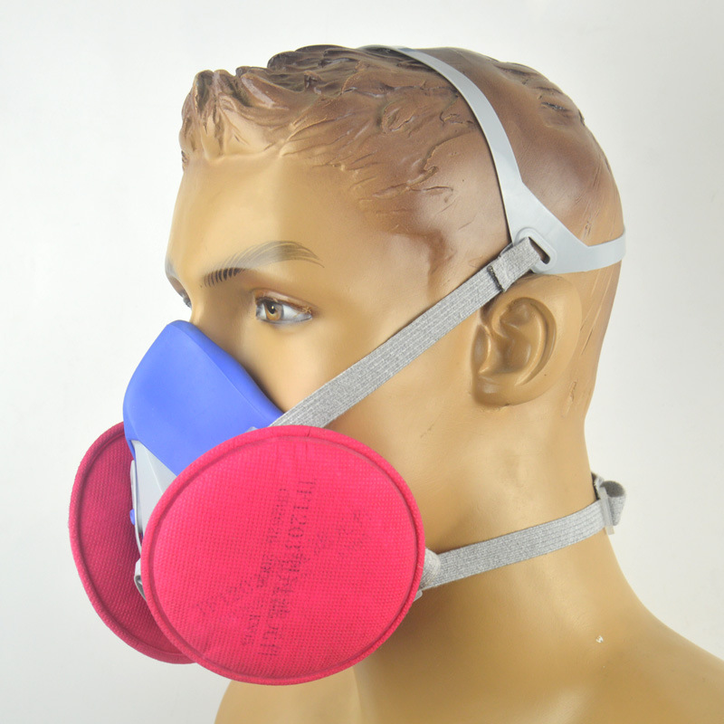 Mascarilla semifacial de silicona industrial Tangfeng 1203 - Protección contra polvo/humo de soldadura, para partículas no oleosas - Al por mayor