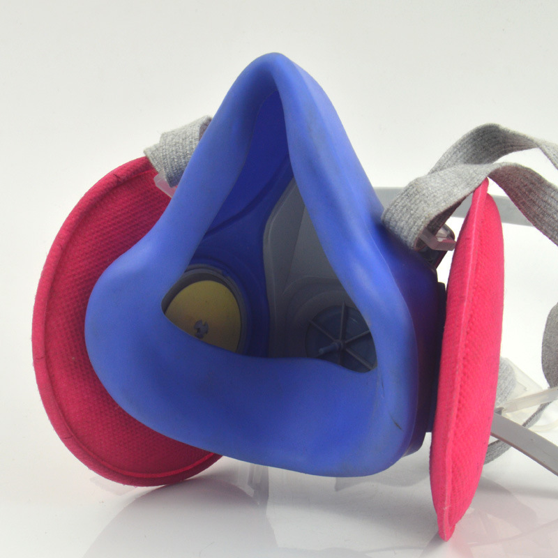 Mascarilla semifacial de silicona industrial Tangfeng 1203 - Protección contra polvo/humo de soldadura, para partículas no oleosas - Al por mayor