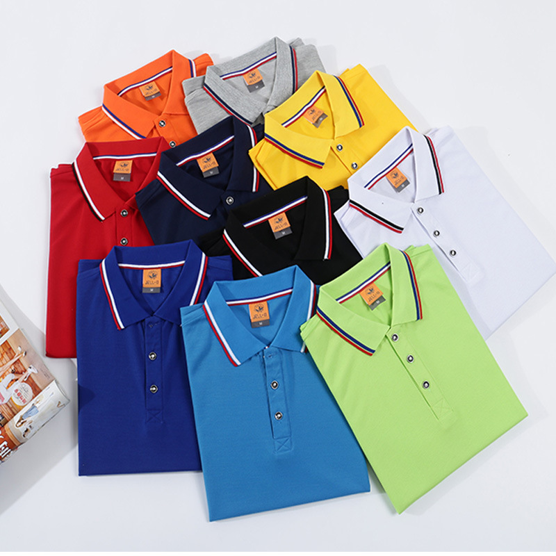 Solapa publicidad camisa cultural camisa polo logotipo personalizado grupo empresarial ropa de trabajo patrón personalizado camiseta lote