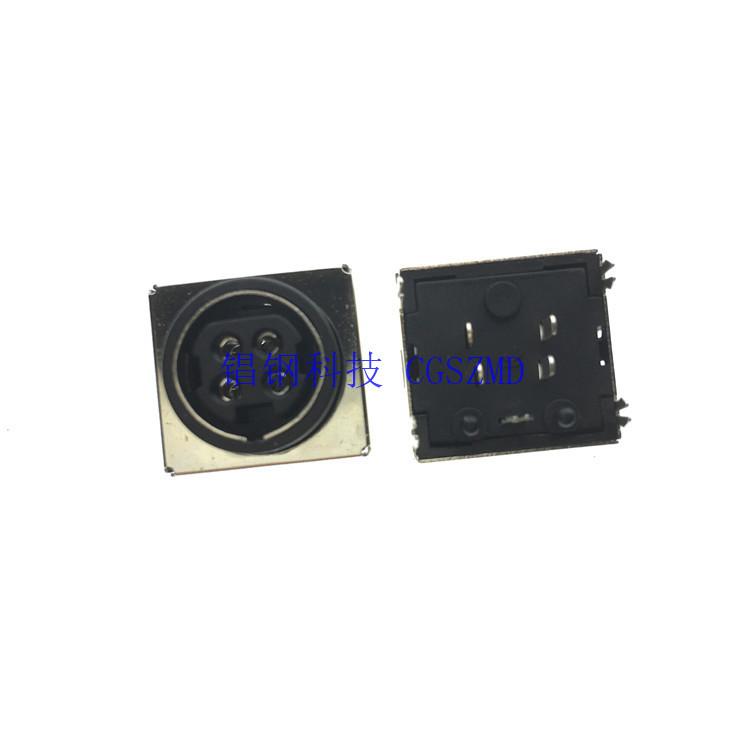 DIN������DIN, 4P power jack,20 Vdc,7.5 A,verticalfull shield