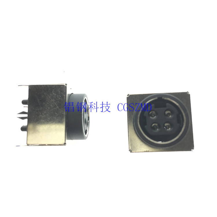 DIN������DIN, 4P power jack,20 Vdc,7.5 A,verticalfull shield