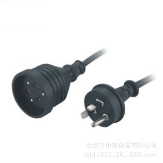 供应批发三插澳大利亚电源线 澳规家用电器电源线 澳标电源线