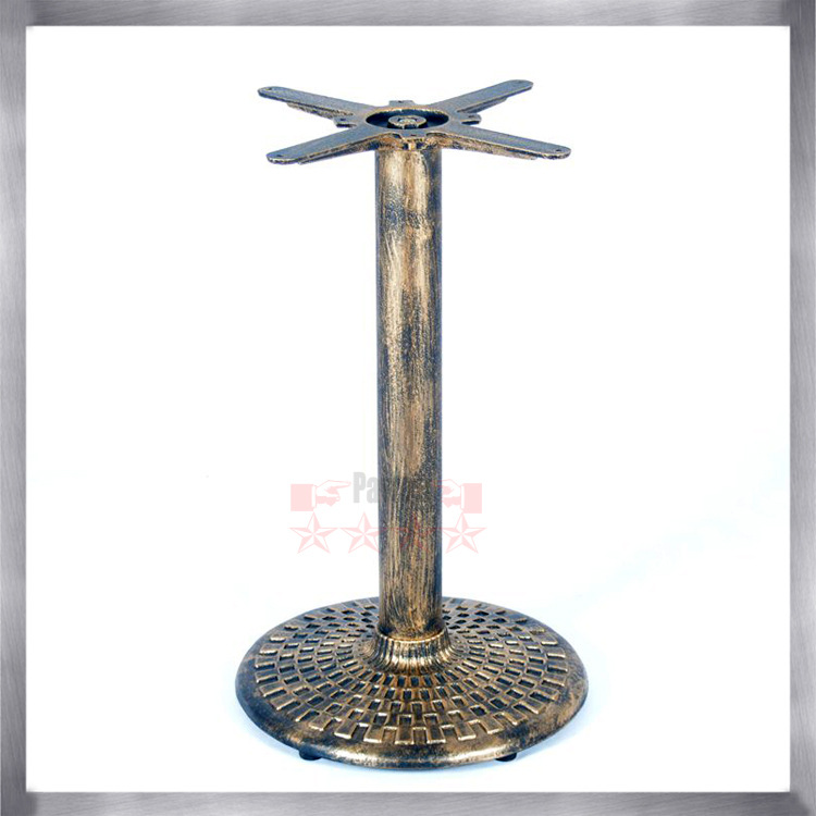 Cast Iron Table Legs, Yellow Bronze Dining Table Legs, Catering Furniture Hardware Accessories, Factory Direct Sales of Various Table Legs