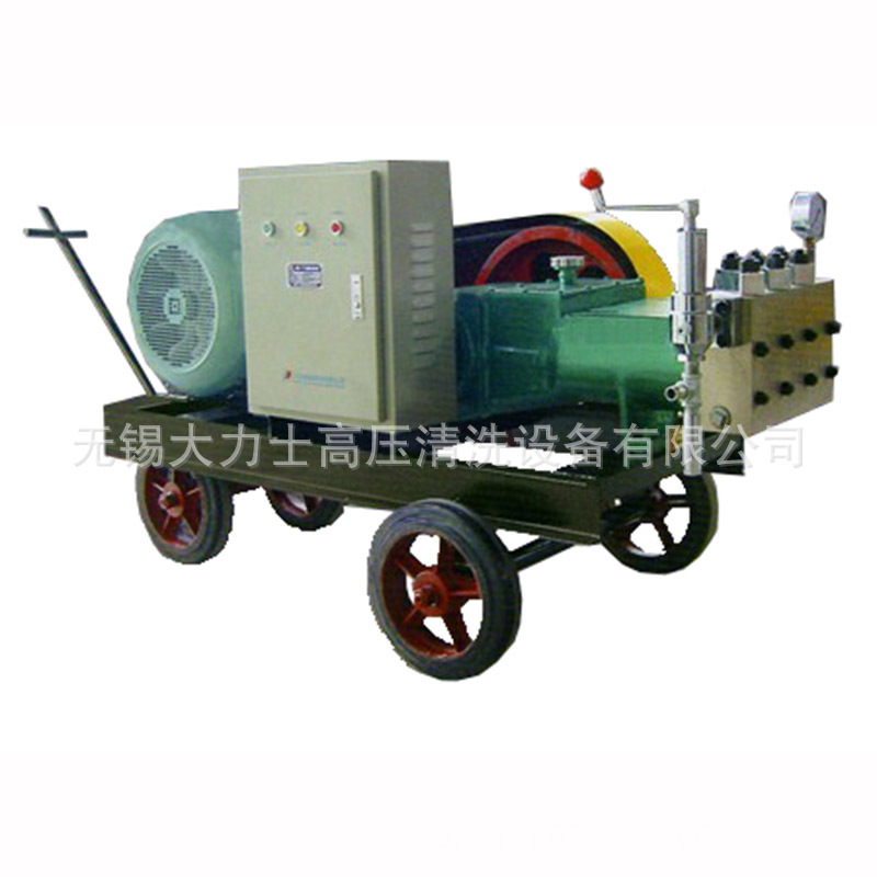 水力喷砂除锈除油漆DLS高效除锈除漆高压清洗泵喷砂除锈