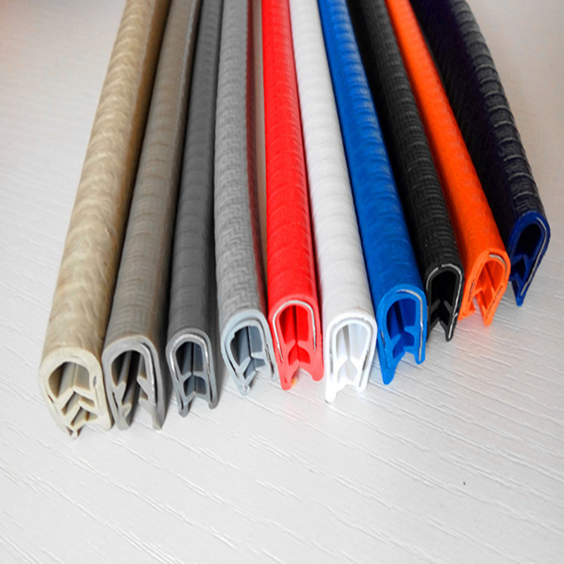 PVC橡胶U型装饰密封条 钣金包边条 玻璃封边条 汽车车门防撞条