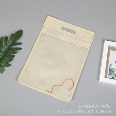 供应 印花无纺布内衣拉链袋婴儿纱布包装袋无纺布平口袋|ru