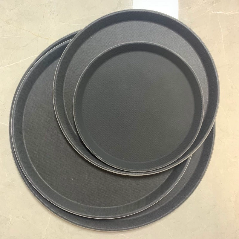 Закаленный нескользящий поднос, бесшовный нескользящий фаст-фуд, поднос с защитой от падения, гостиничная кофейня, КТВ, отель, закаленный поднос