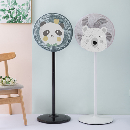 All-inclusive cartoon electric fan protective net children's anti-pinch fan cover protective net children's protection round net cover