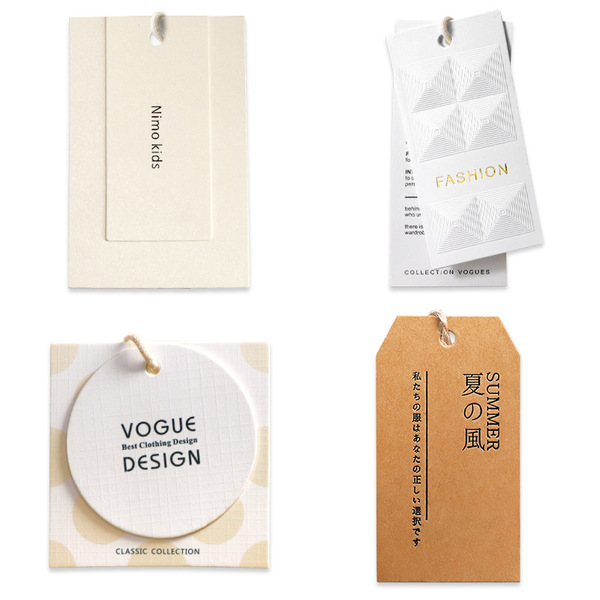 Source factory Tag customized clothing card custom clothes…