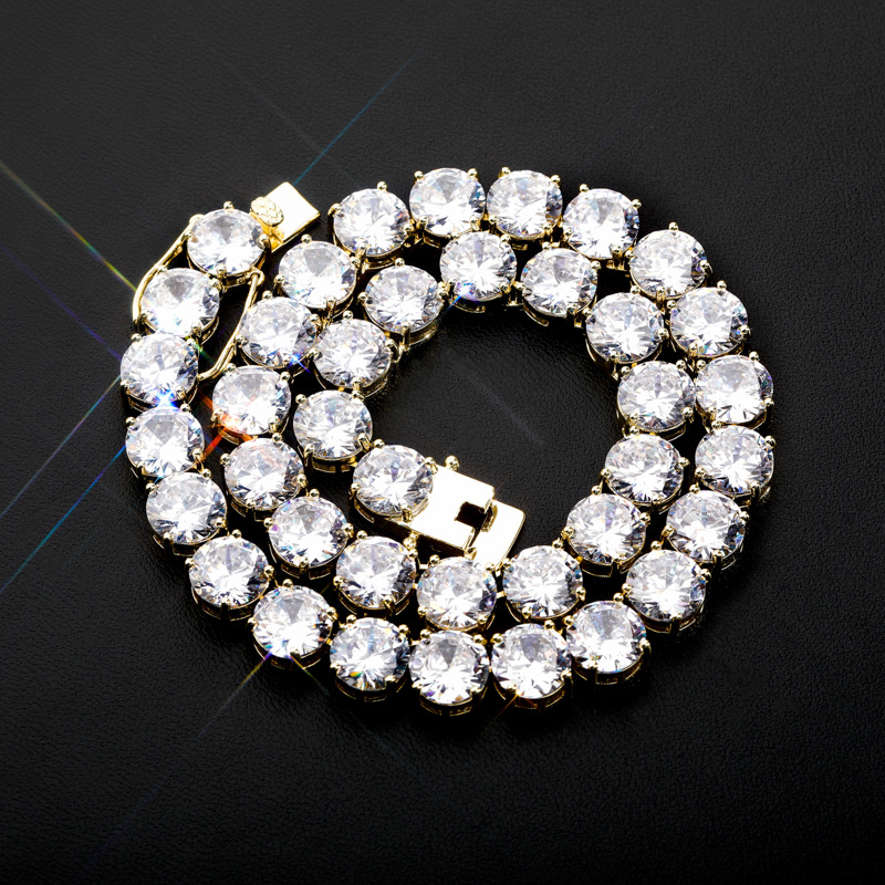 Tennis trend necklace hip-hop style for men and women
