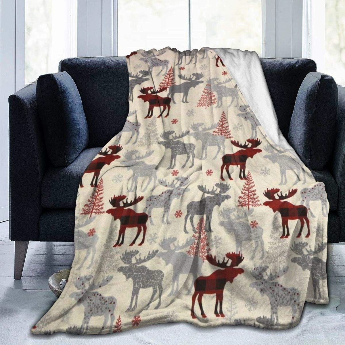 Creative keep warm duvet, digital double-sided flannel sofa