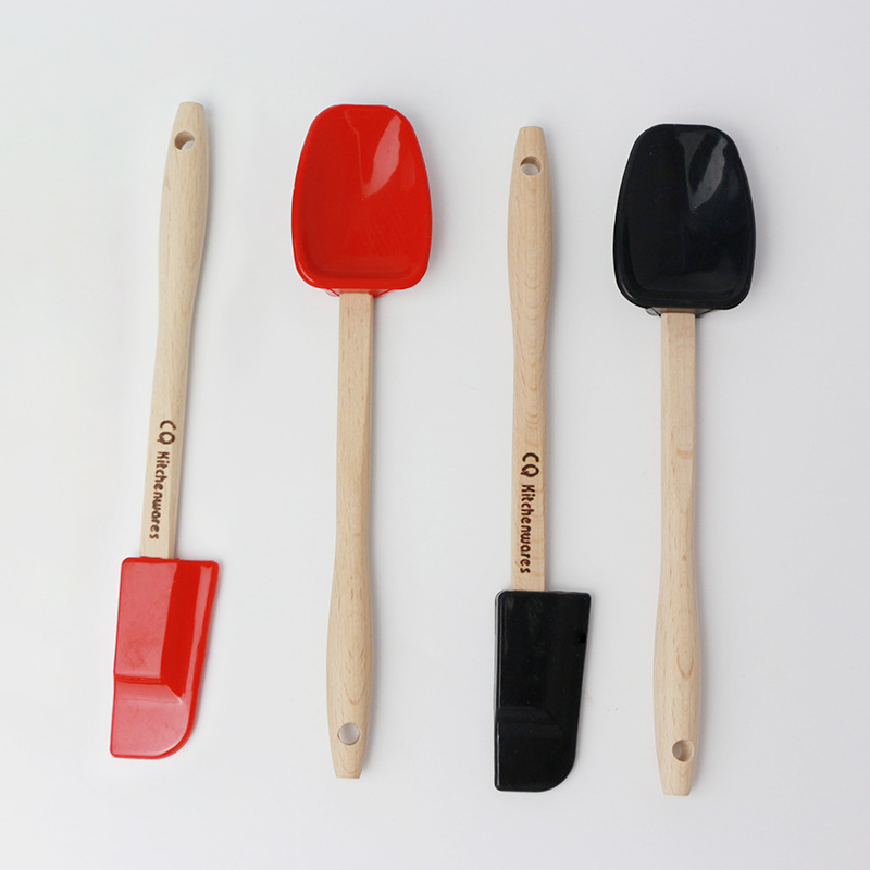 Familia hornear 2-pieza conjunto pequeño tamaño lindo crema mini raspador espátula niños DIY padre-niño herramientas de hornear
