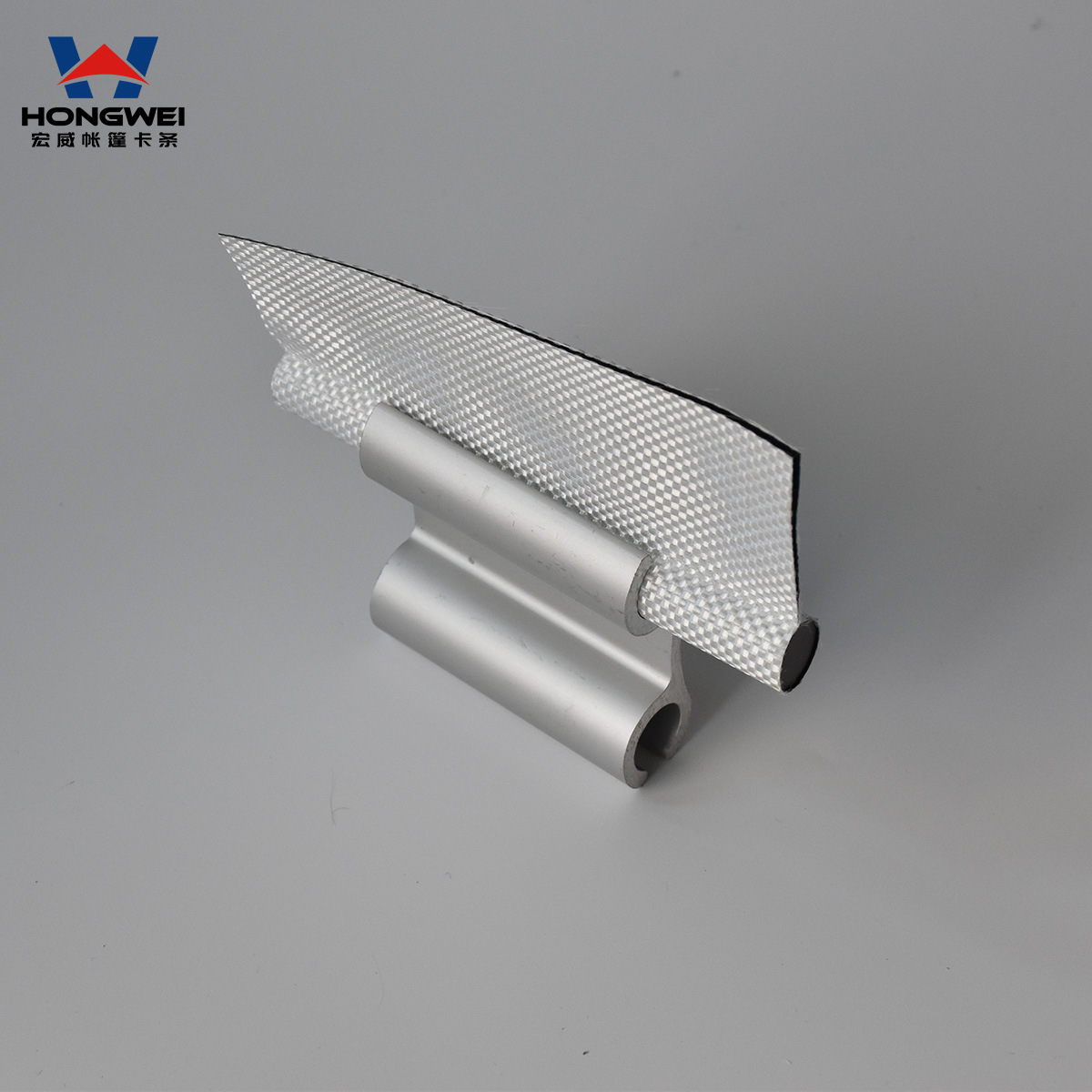 厂家供应 灰白色PVC包边条  加厚防晒 工业用篷布 户外帐篷卡条