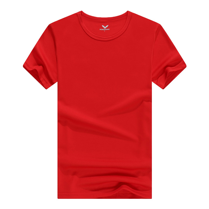 Camiseta Publicitaria de Cuello Redondo de Poliéster de Secado Rápido para Uso Diario