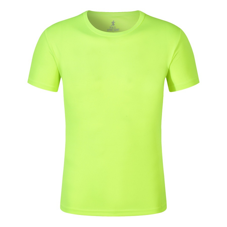 Camiseta Publicitaria de Cuello Redondo de Poliéster de Secado Rápido para Uso Diario