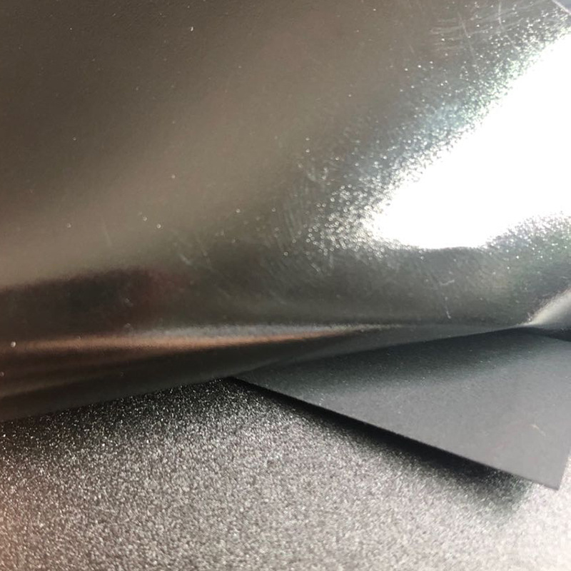1.0 1.2 1.5黑色单面磨砂PC薄膜片材可分切规格 厚度齐全