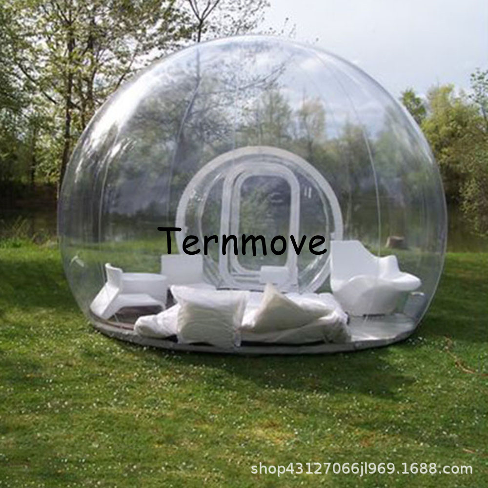 网红透明泡泡屋户外民宿帐篷酒店住宿景区山庄度假屋星空充气帐篷