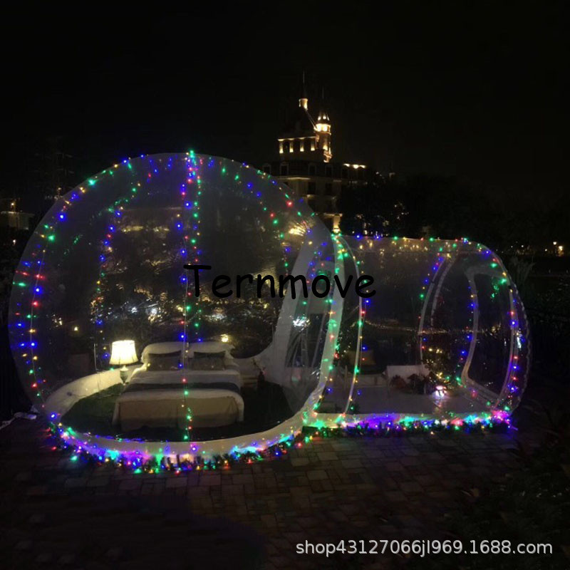 充气户外星空透明泡泡屋民宿景区山庄度假屋透明酒店住宿充气帐篷