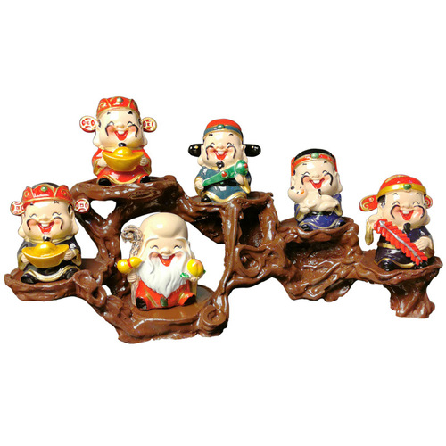 Creative Home Decor Item Wukong Caishen Statue for Living Room Entrance Office Setting, Store Opening and Moving In Gift