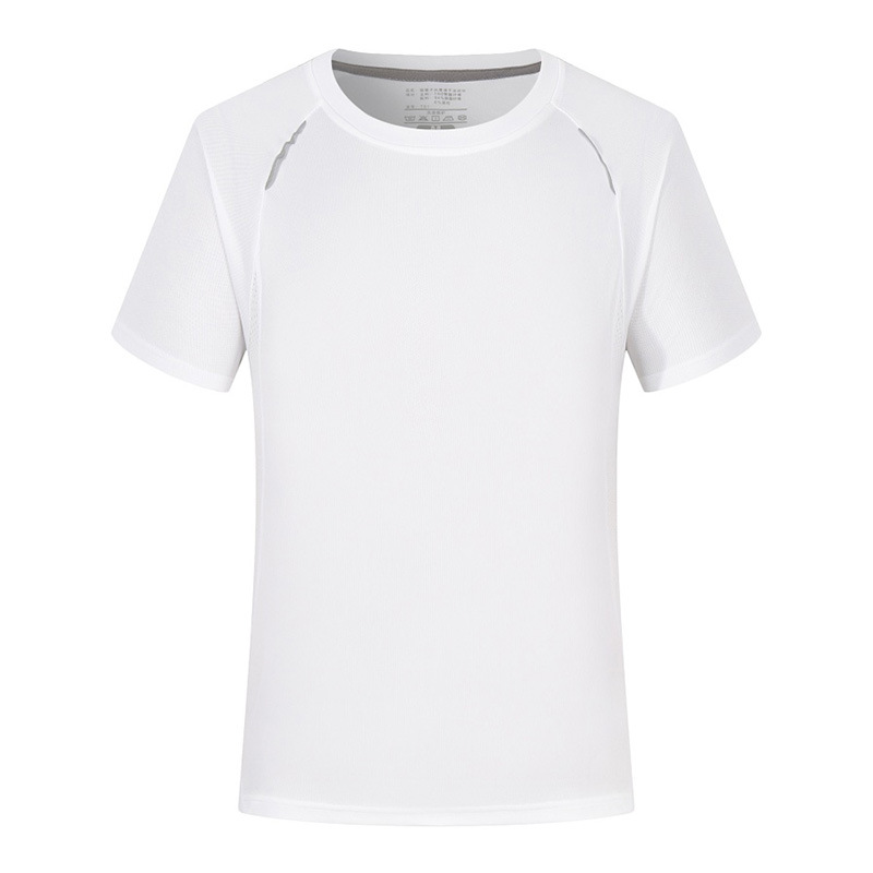 Antibacterial de secado rápido cuello redondo Camiseta de manga corta logotipo personalizado camisa publicitaria camisa cultural Polo ropa de trabajo personalizada al por mayor image 4