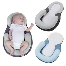 婴儿定型枕批发 防偏头 纠正新生儿宝宝枕头 防侧翻床垫舒适透气