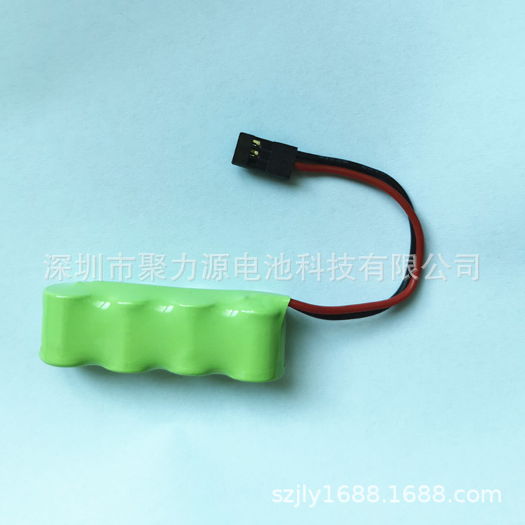 供应镍氢充电电池1/3AA300MAH 4.8V电池组玩具