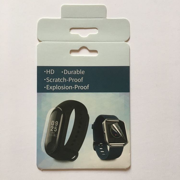 适用小米贴膜包装白卡纸钢化镜头膜纸套