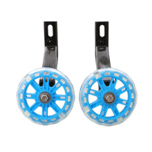 儿童自行车辅助轮 副轮12 14 16 18 20寸童车支架 儿童闪光轮 PVC