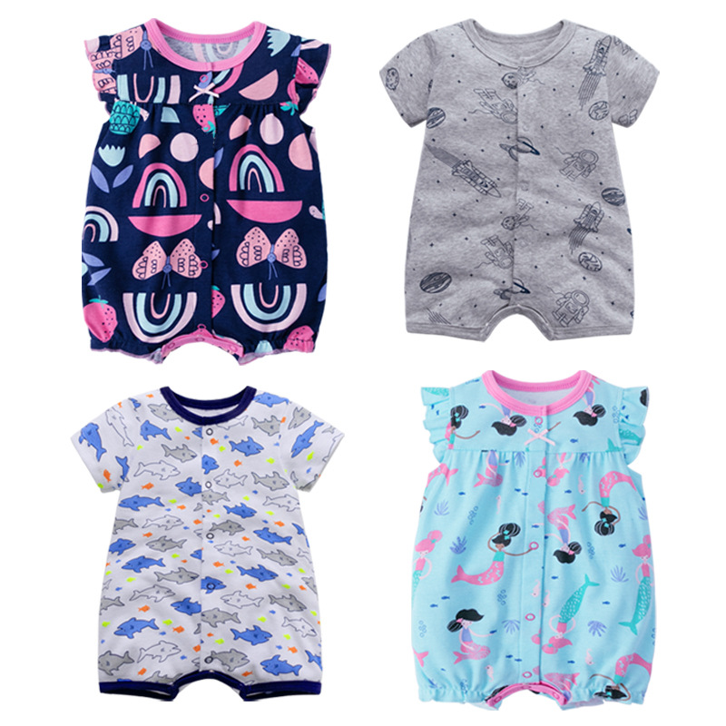 cotton summer bodysuit for new born for men and women girl's
