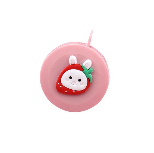 Korean version fresh and cute tape measure cartoon retractable portable mini clothing waist chest hip circumference ruler