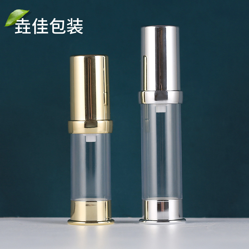 5ml/10ml试用装真空喷雾瓶 便携真空乳液瓶 喷雾电镀AS真空瓶