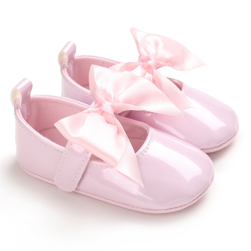 Zapatos de primavera y otoño para niños pequeños para 0-1 años de edad zapatos de bebé de suela suave zapatos de princesa a juego