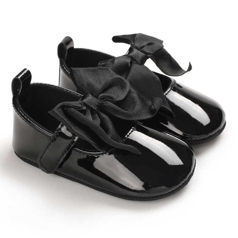 Zapatos de primavera y otoño para niños pequeños para 0-1 años de edad zapatos de bebé de suela suave zapatos de princesa a juego