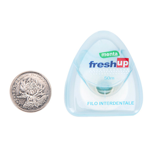 Dental Triangle Dental Floss for Cleaning Teeth, 50m Ultra-Long Floss Stick, Portable Boxed Toothpicks & Floss